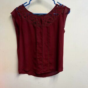 Ann Taylor Embroidered top